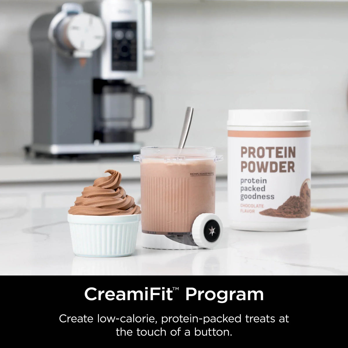 Nouveauté 2026 – Machine à crème glacée et à glace molle Ninja Swirl de CREAMi , 13 programmes à une touche, NC701