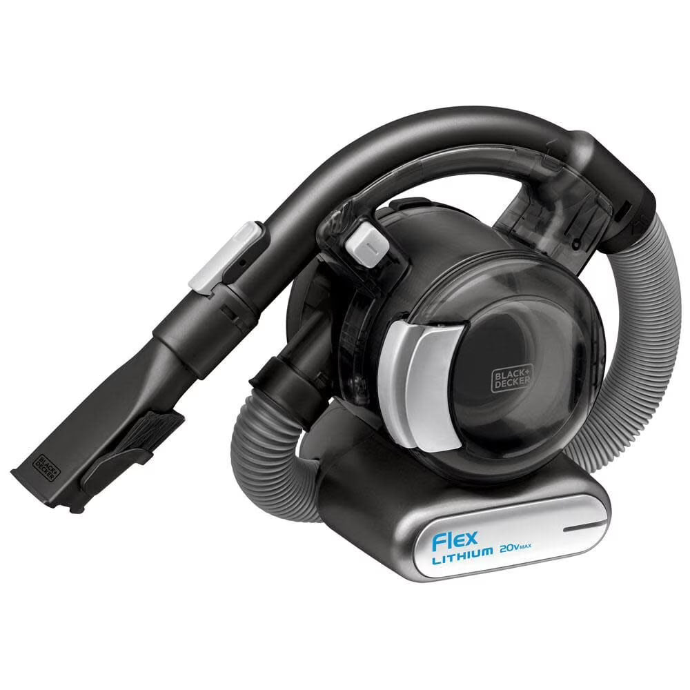 Nouveauté 2026 – Aspirateur balai sans fil BLACK+DECKER DUSTBUSTER 20V MAX* Flex avec tête de sol et brosse pour poils d'animaux (BDH2020FLFH