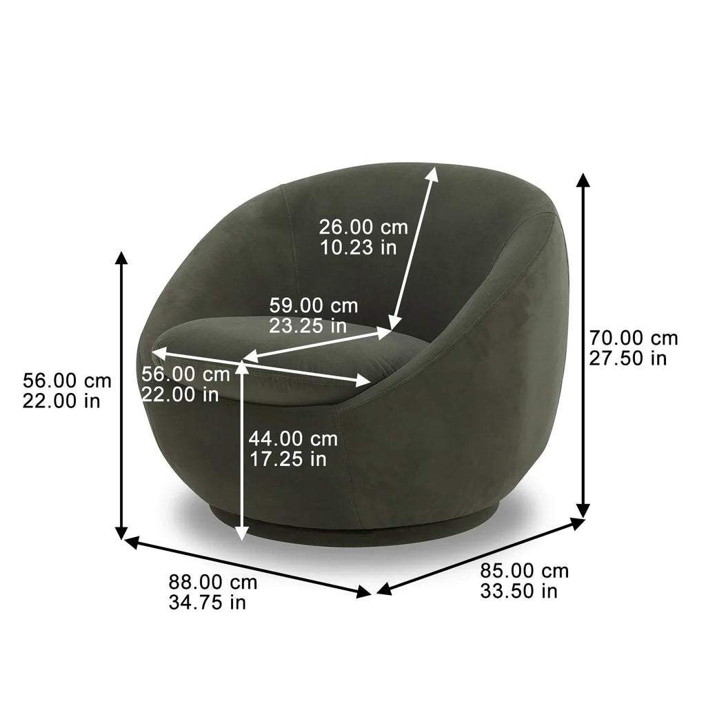 Nouveauté 2026 – Fauteuil pivotant Mira de Better Homes & Gardens , en peau de mouton retournée crème