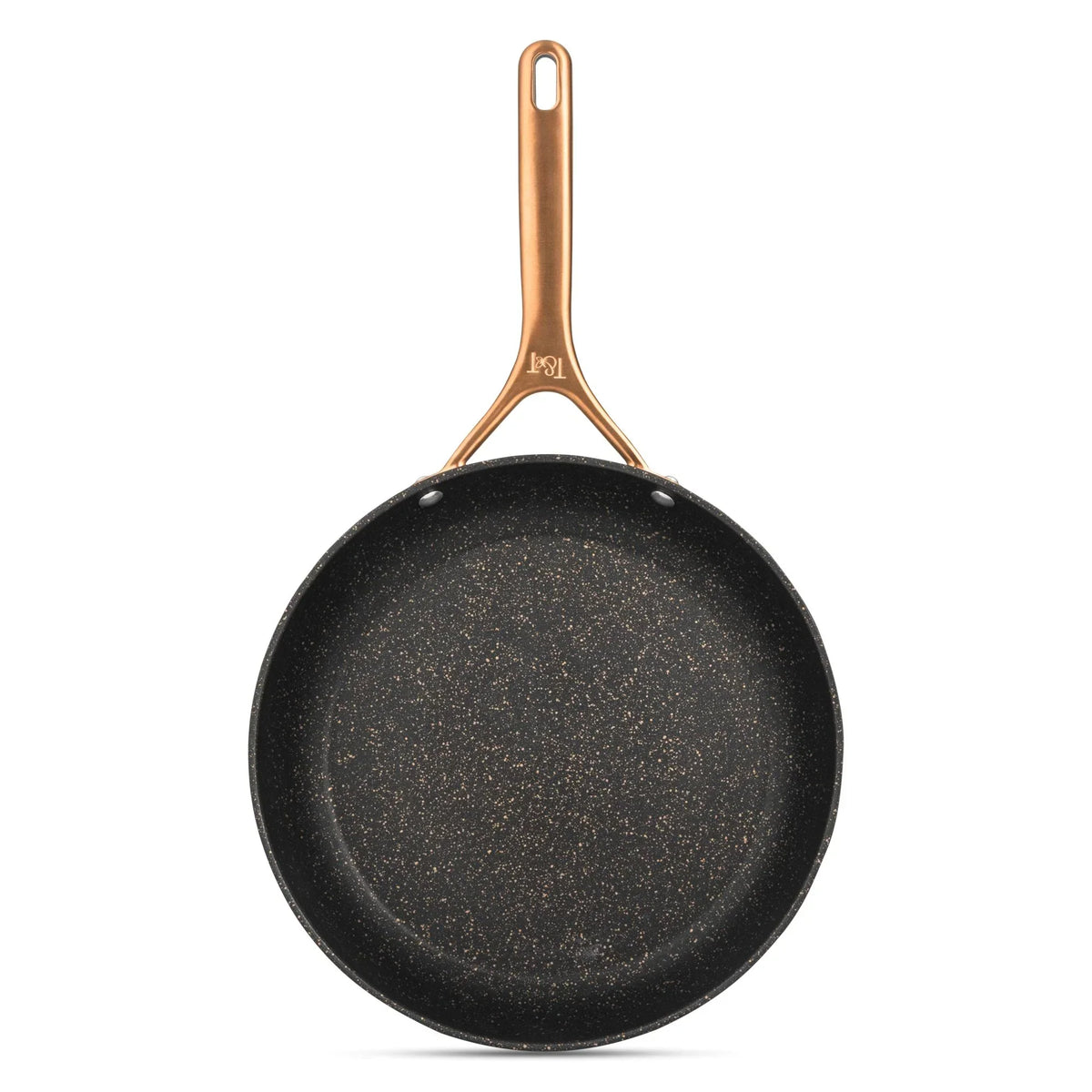 Nouveauté 2026 – Batterie de cuisine antiadhésive 12 pièces Thyme & Table Supreme , casseroles et poêles - Bronze