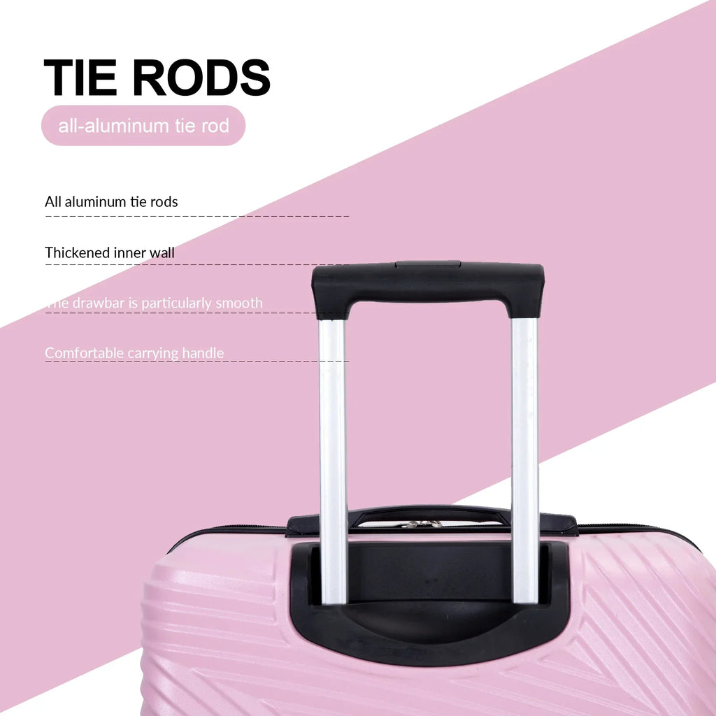 Nouveauté 2026 – Ensemble de 3 valises Tripcomp , valise rigide légère à roulettes multidirectionnelles 20 po, 24 po, 28 po (bleu
