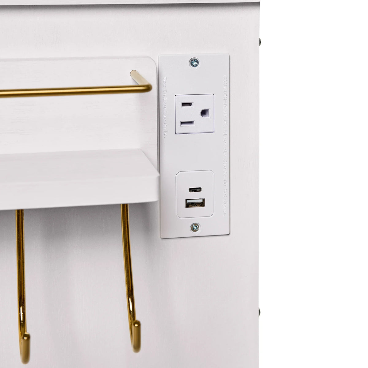Nouveauté 2026 – Coiffeuse Lillian de Better Homes & Gardens avec miroir éclairé par DEL, finition blanche
