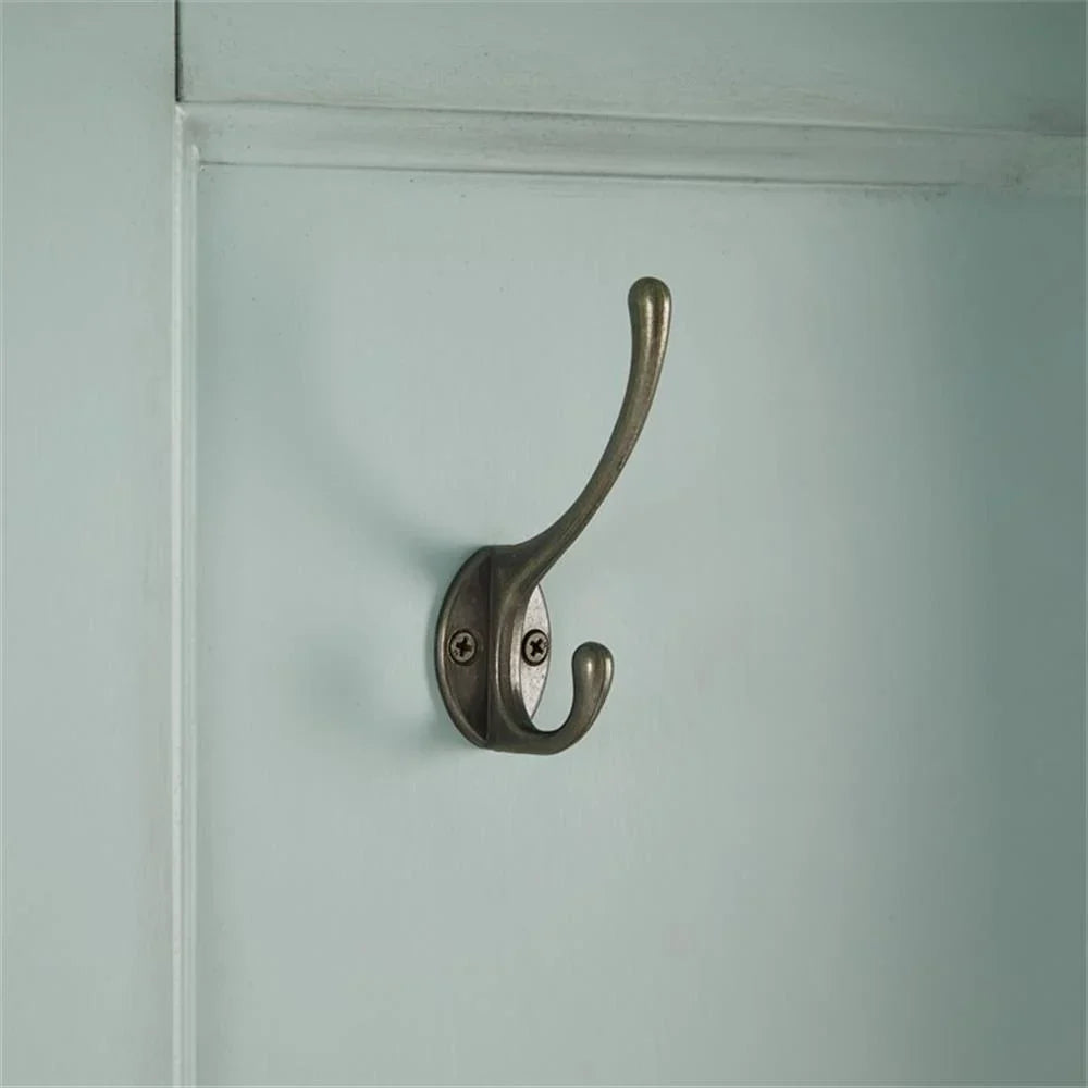 Nouveauté 2026 – Porte-manteau traditionnel en bois Bowery Hill , coloris bleu écume de mer/avoine