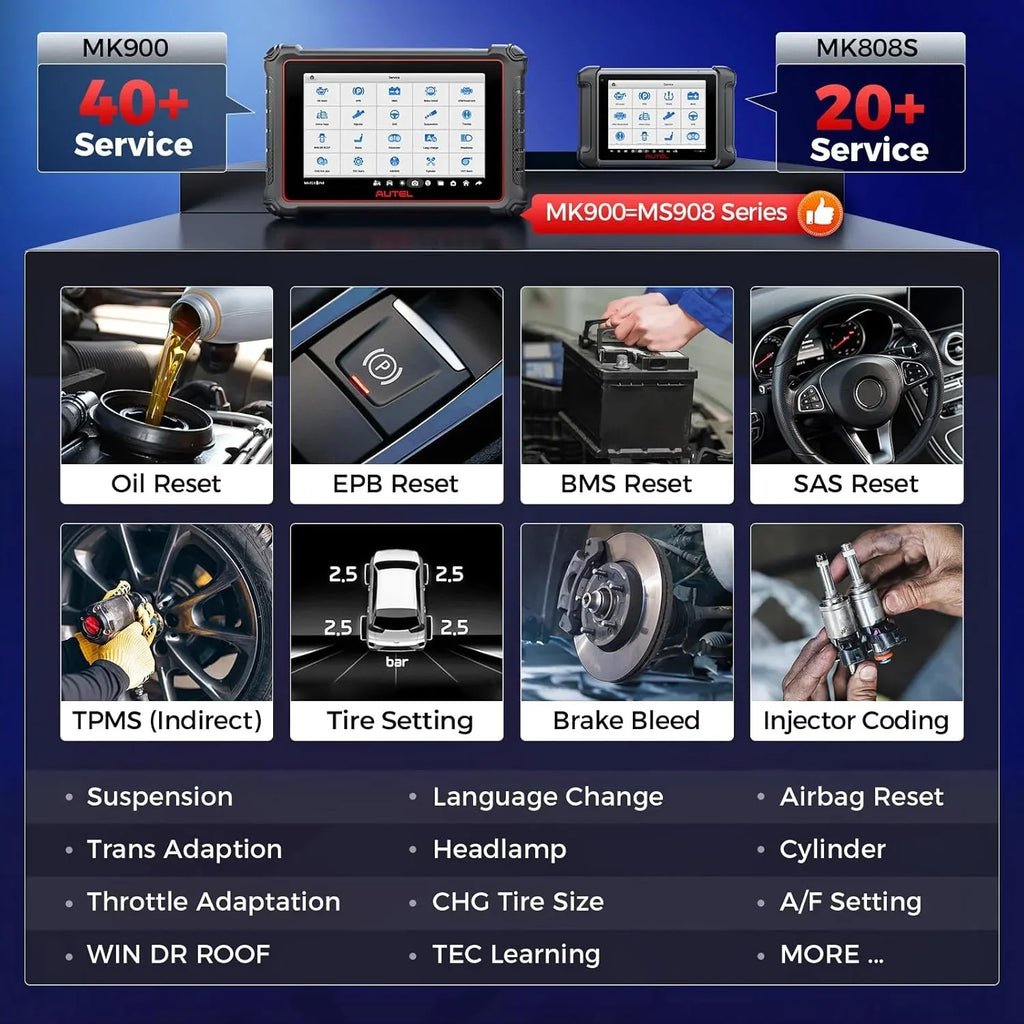 Nouveauté 2026 – Scanner Autel MaxiCOM MK900 : outil de diagnostic automobile OBD2, diagnostic de tous les systèmes, plus de 40 services, tests actifs, authentification FCA et SGW, version améliorée de MaxiCheck MX808S et MX900