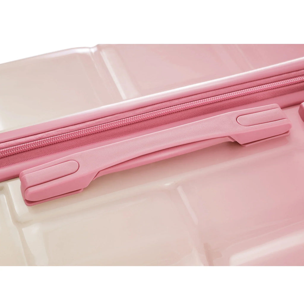 Nouveauté 2026 – Ensemble de 3 valises PAPROOS (51/61/71 cm), valise rigide légère avec port USB et crochets latéraux, bagage de voyage avec serrure TSA, valise à roulettes rigide pour l'école et les voyages, rose