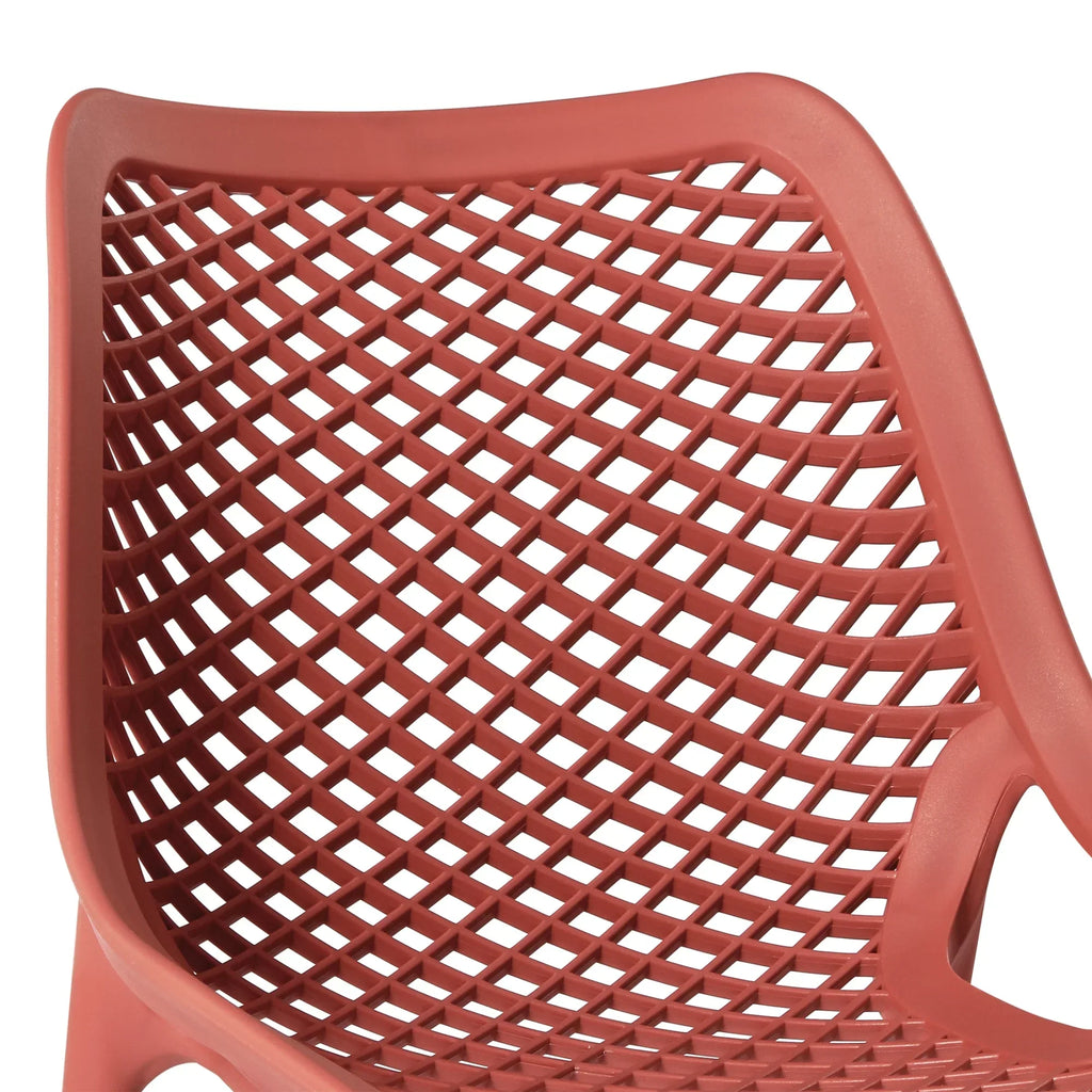 Nouveauté 2026 – Ensemble de salle à manger d'extérieur WestinTrends Playa 5 pièces avec table et chaises empilables, structure en métal, vert olive