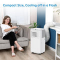 Nouveauté 2026 – Climatiseur portable TROPOW , 8 000 BTU, 3 en 1, rafraîchit jusqu'à 350 pi² (32,5 m²), unité intérieure sur pied avec déshumidificateur, kit fenêtre, blanc