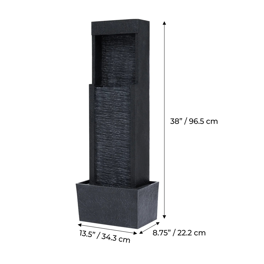 Nouveauté 2026 – Fontaine d'extérieur solaire Teamson Home Athena 37,99 po