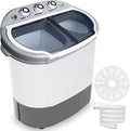 Nouveauté 2026 – Laveuse-sécheuse compacte et portable 2 en 1 Pyle Pure Clean 110 volts, grise