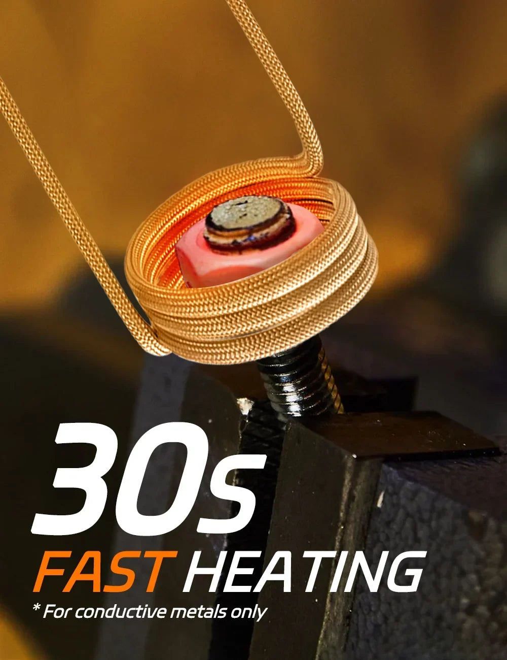 Nouveauté 2026 – Kit de chauffage par induction magnétique Solary 1100 W pour boulons rouillés , 8 bobines