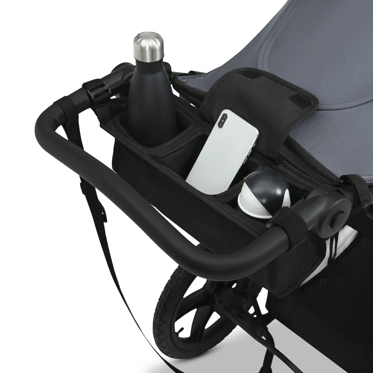 Nouveauté 2026 – Poussette de jogging Jeep TurboGlyde de Delta Children, noire