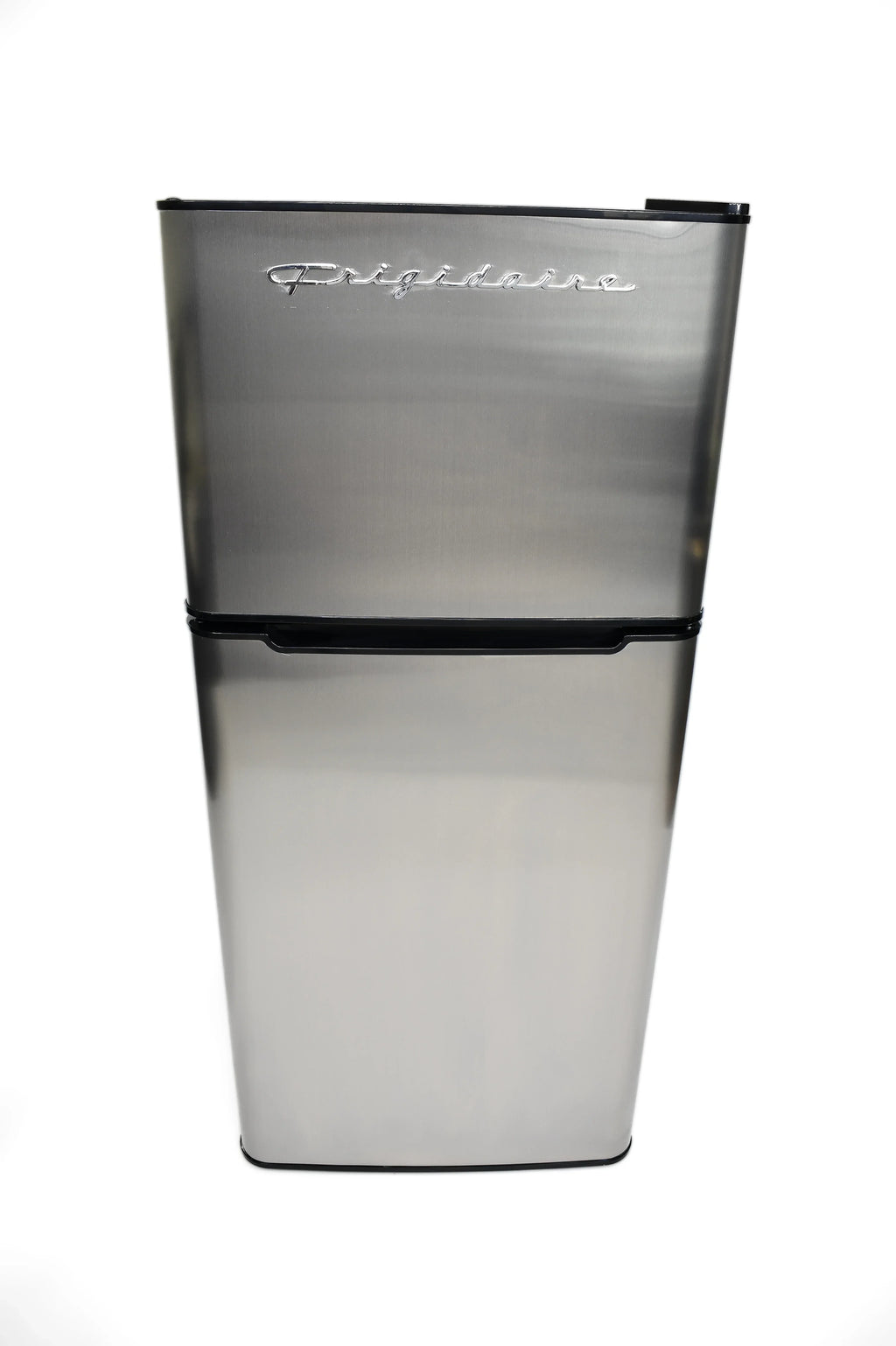 Nouveauté 2026 – Réfrigérateur compact Frigidaire 2 portes, 4,5 pi³, finition chromée, EFR451, platine