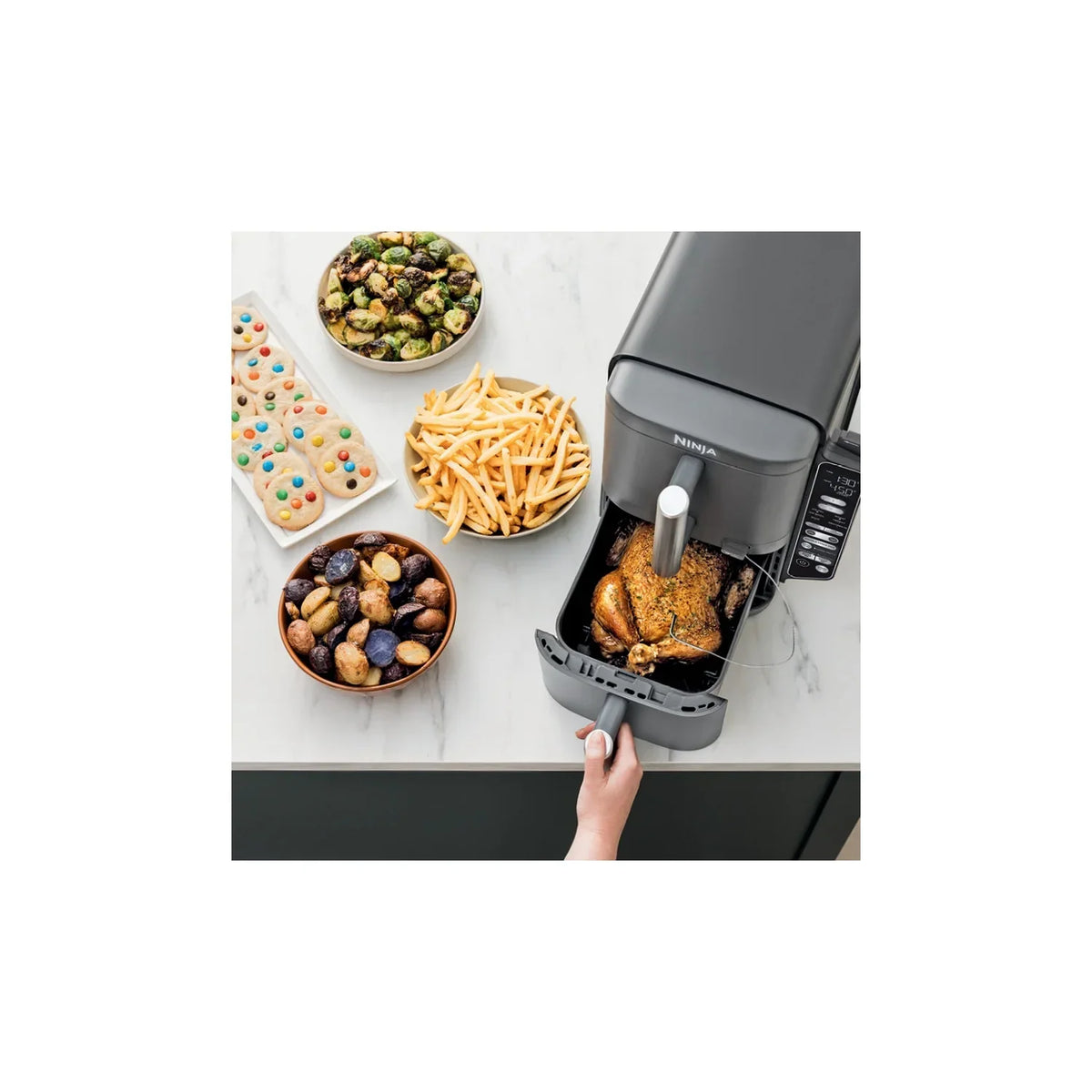 Nouveauté 2026 – Friteuse à air Ninja DoubleStack XL Smart à 2 paniers