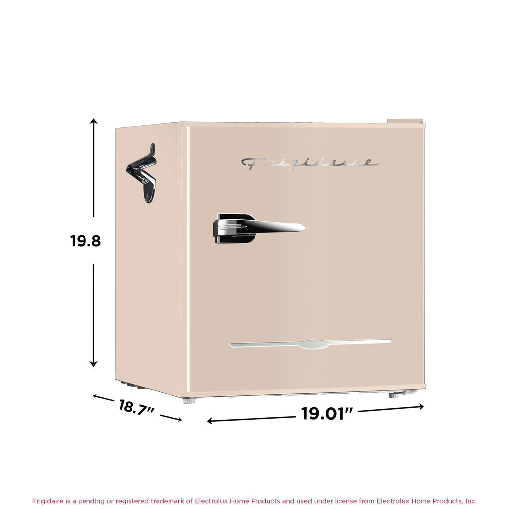 Nouveauté 2026 – Réfrigérateur Frigidaire , 1,6 pi³, style rétro compact, avec ouvre-bouteille latéral, couleur corail