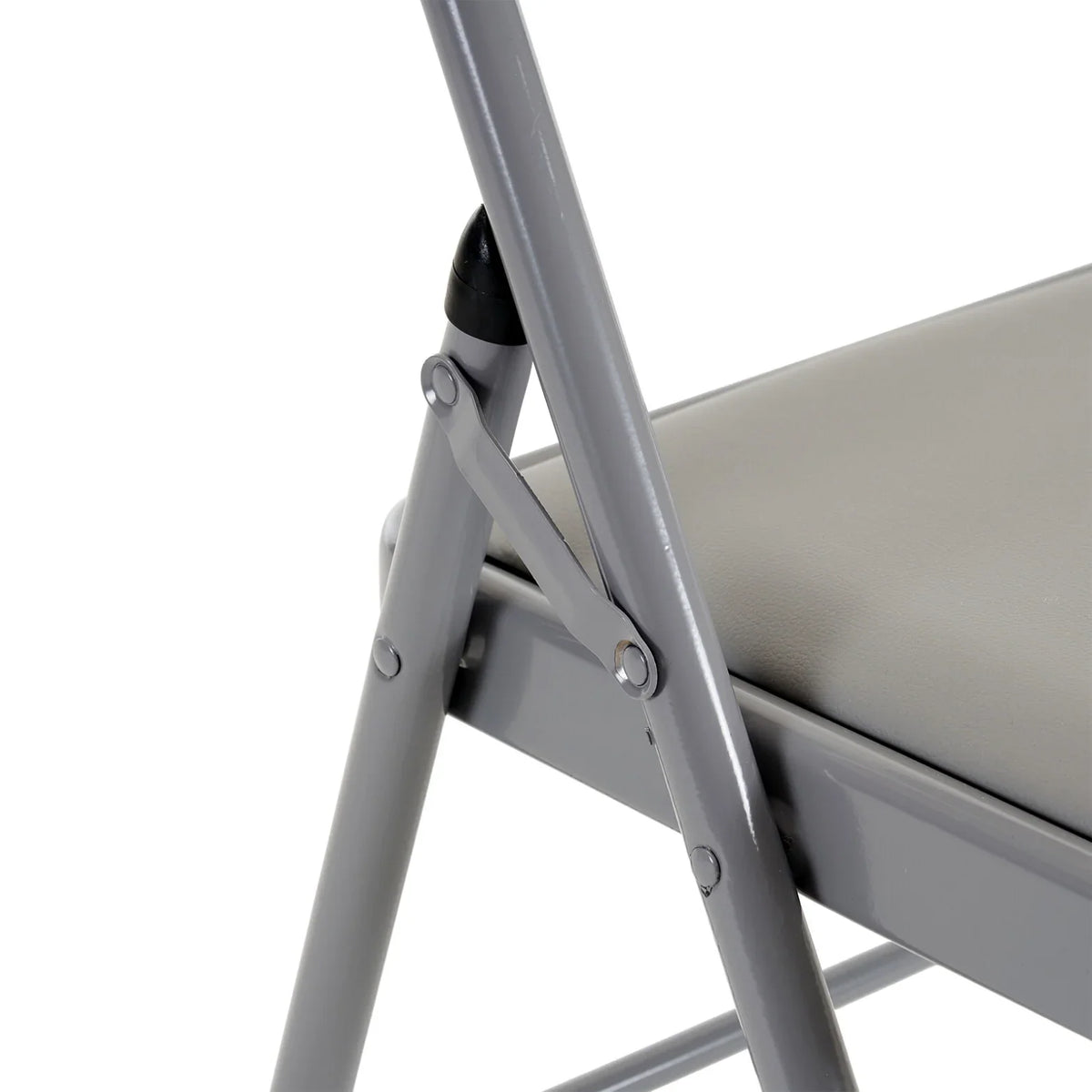 Nouveauté 2026 – Lot de 6 chaises pliantes grises avec assise rembourrée, portables et empilables, pour une utilisation intérieure et extérieure. Structure métallique robuste, idéale pour les événements, bureaux, mariages et fêtes. Capacité de charge