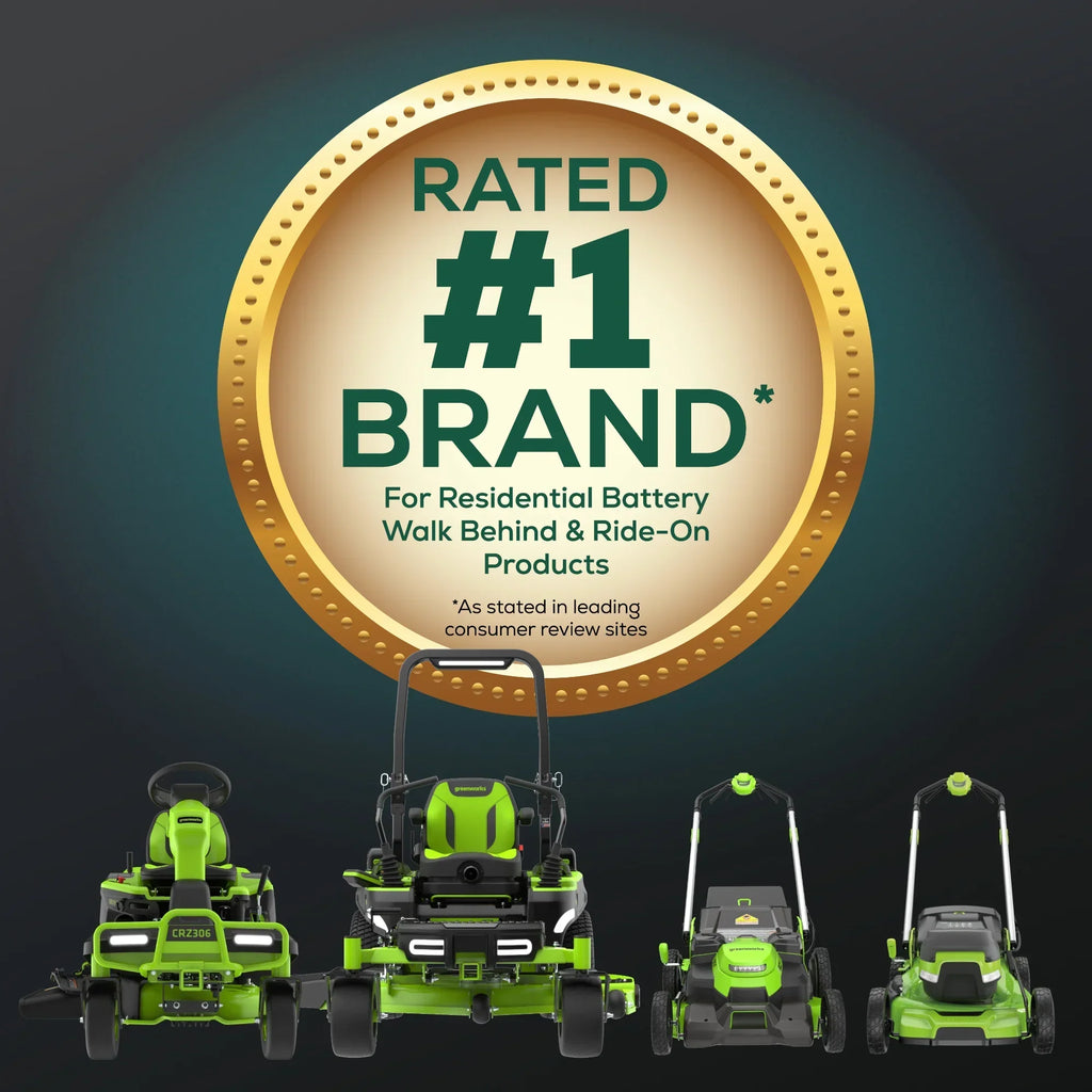 Nouveauté 2026 – Tondeuse à gazon autotractée Greenworks 60V 21" avec (1) batterie 8,0 Ah et chargeur rapide 2546402