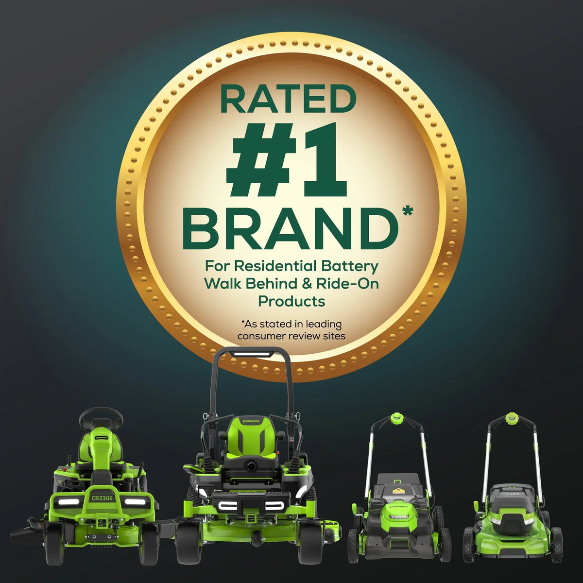 Nouveauté 2026 – Tondeuse à gazon autotractée Greenworks 60V 21" avec (1) batterie 8,0 Ah et chargeur rapide 2546402