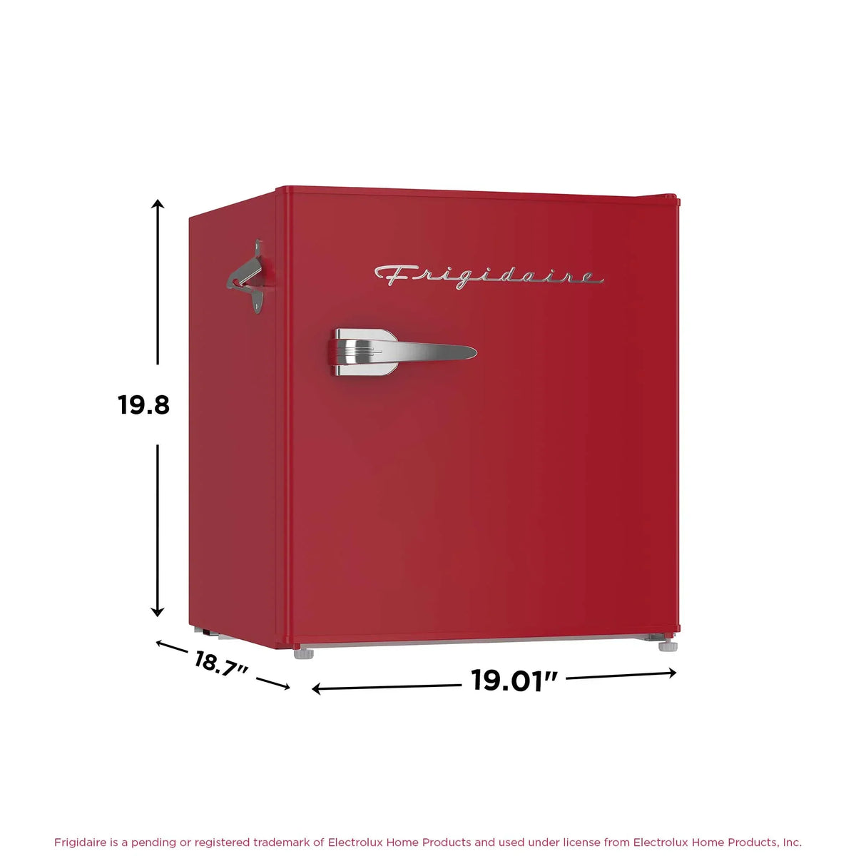 Nouveauté 2026 – Réfrigérateur Frigidaire , 1,6 pi³, style rétro compact, avec ouvre-bouteille latéral, couleur corail
