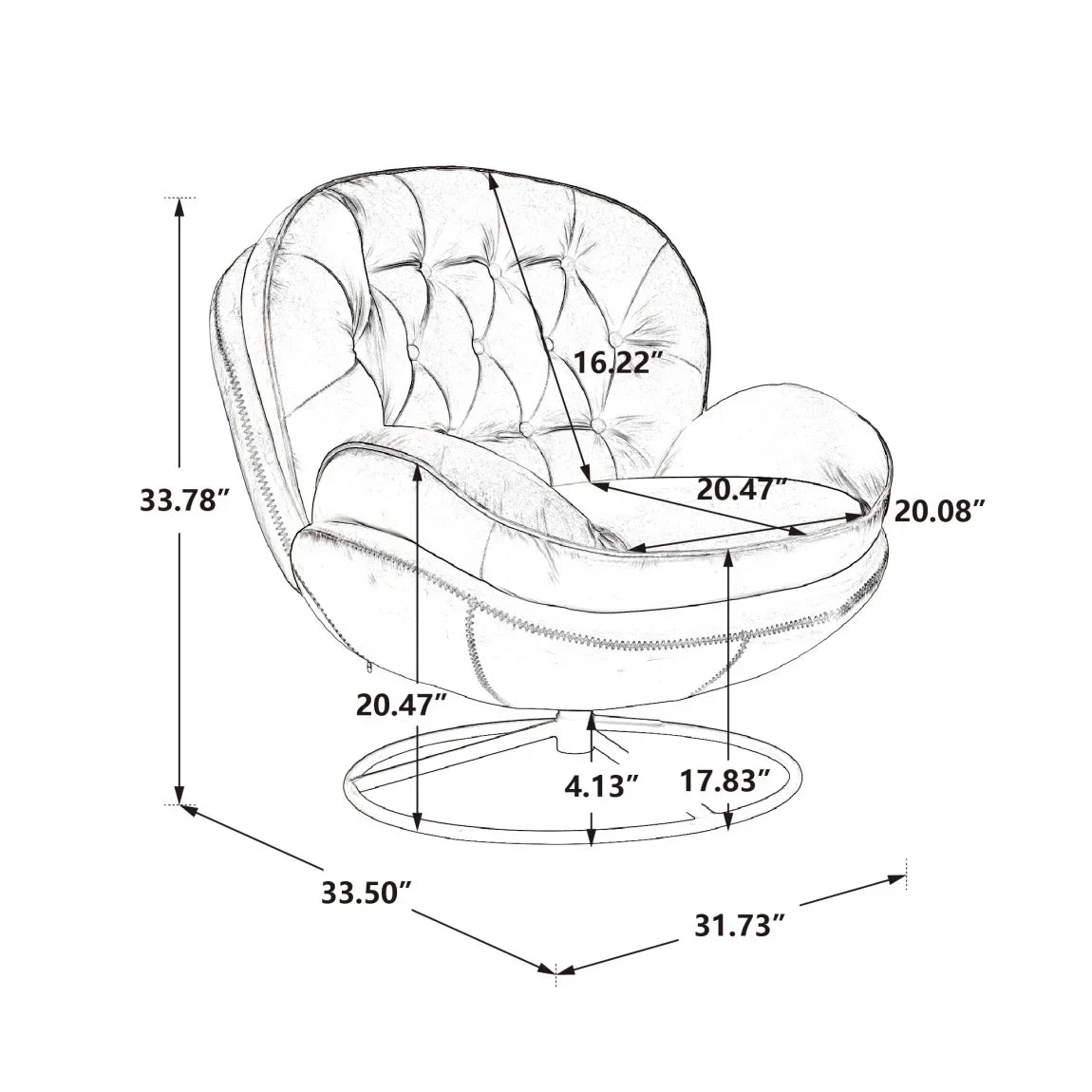 Nouveauté 2026 – Fauteuil pivotant Velvet avec repose-pieds, chaise longue moderne avec structure en métal, fauteuil de lecture confortable pour salon, chambre ou bureau, bleu