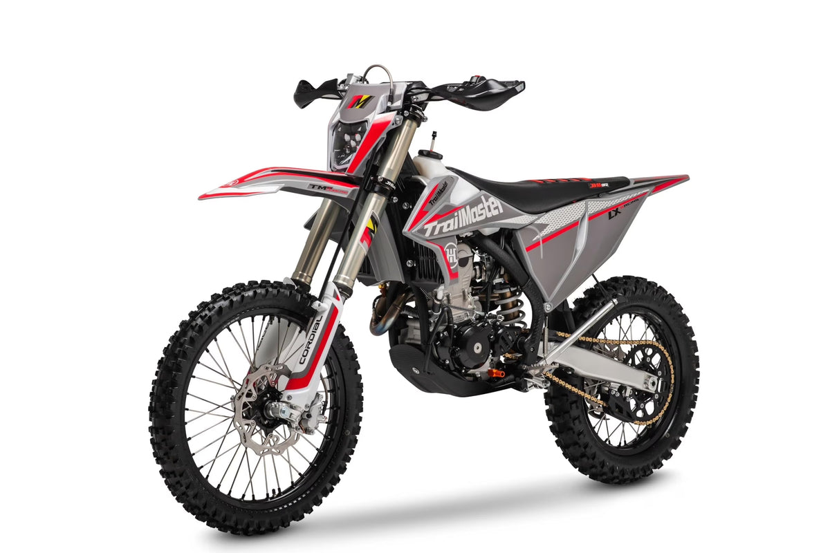 Nouveauté 2026 – Moto tout-terrain Trailmaster JHL Pro-Series LX300 PRO haute performance, prête pour la course, de taille moyenne et à démarrage électrique (rouge