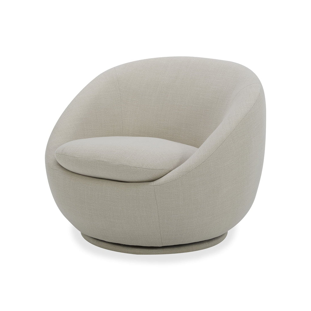 Nouveauté 2026 – Fauteuil pivotant Mira de Better Homes & Gardens , en peau de mouton retournée crème