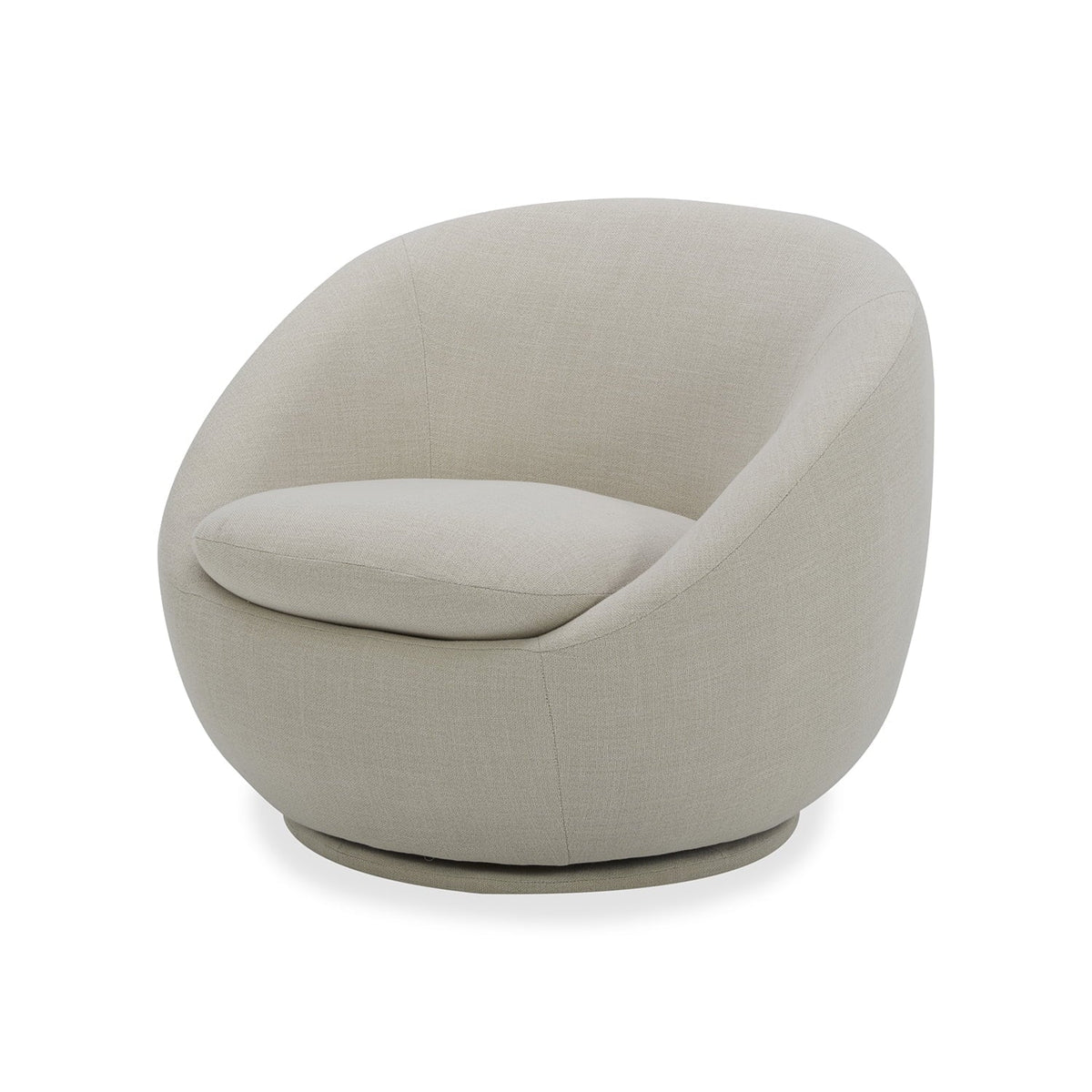 Nouveauté 2026 – Fauteuil pivotant Mira de Better Homes & Gardens , en peau de mouton retournée crème