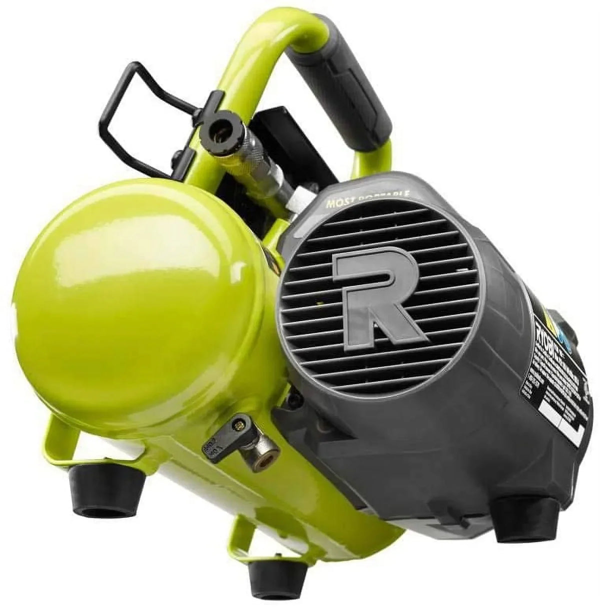 Nouveauté 2026 – Compresseur d'air portable sans fil Ryobi ONE+ 18 volts, 1 gallon (outil seul