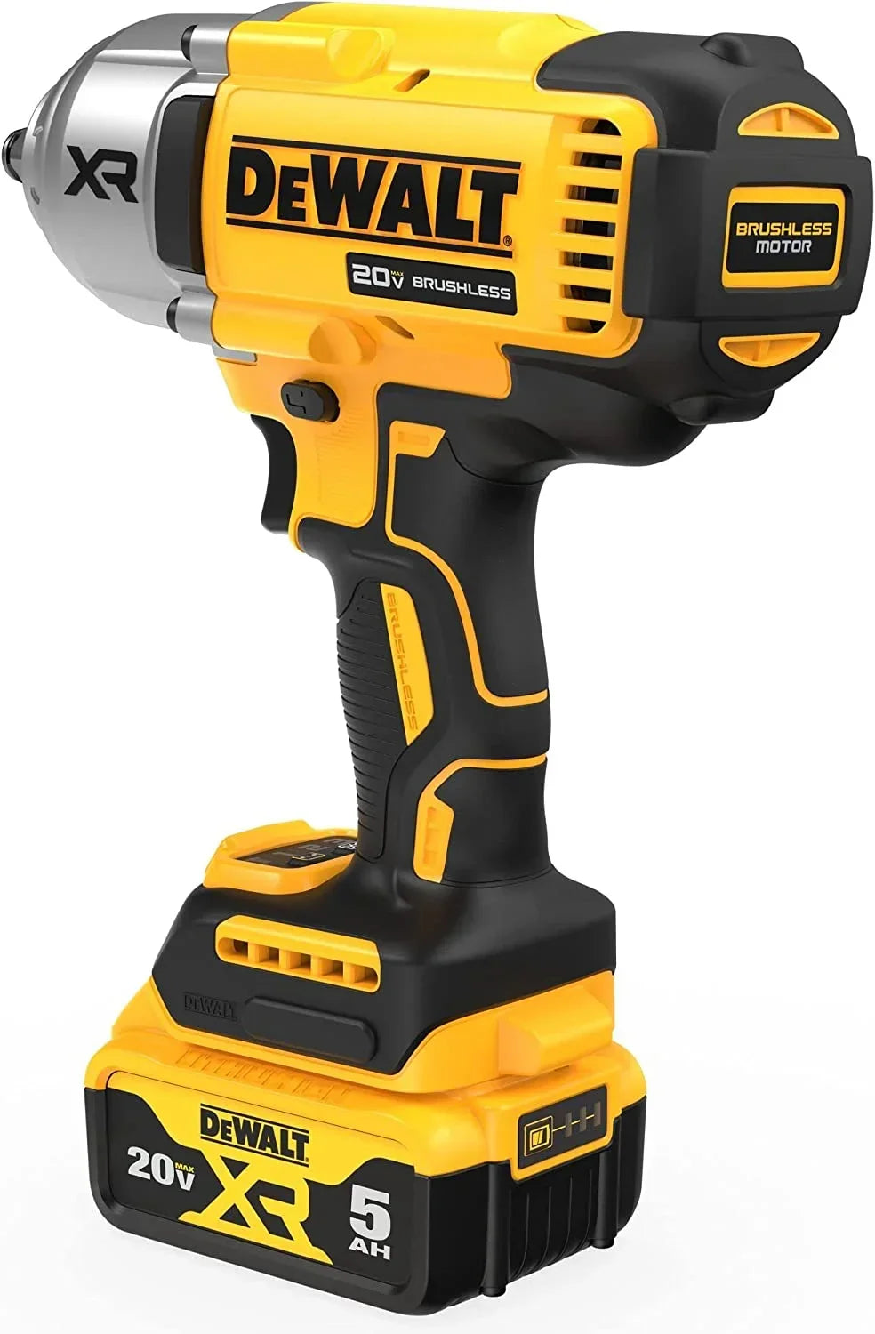 Nouveauté 2026 – Clé à chocs haute performance DEWALT 20V MAX XR 1/2" avec kit d'enclume à anneau de retenue (DCF900P1