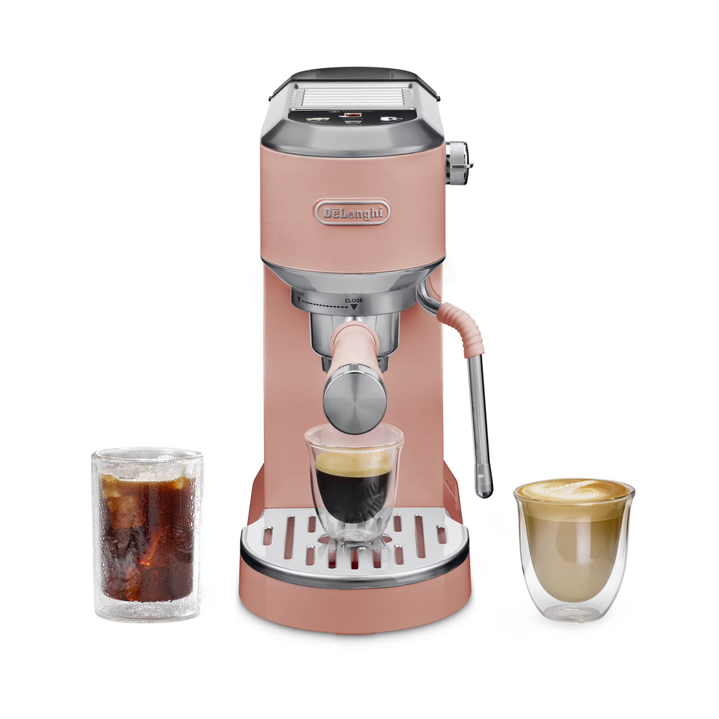 Nouveauté 2026 – Machine à expresso De’Longhi Dedica Duo , format compact avec mousseur intégré pour latte art, expresso, café infusé à froid, lattes et plus encore, acier inoxydable