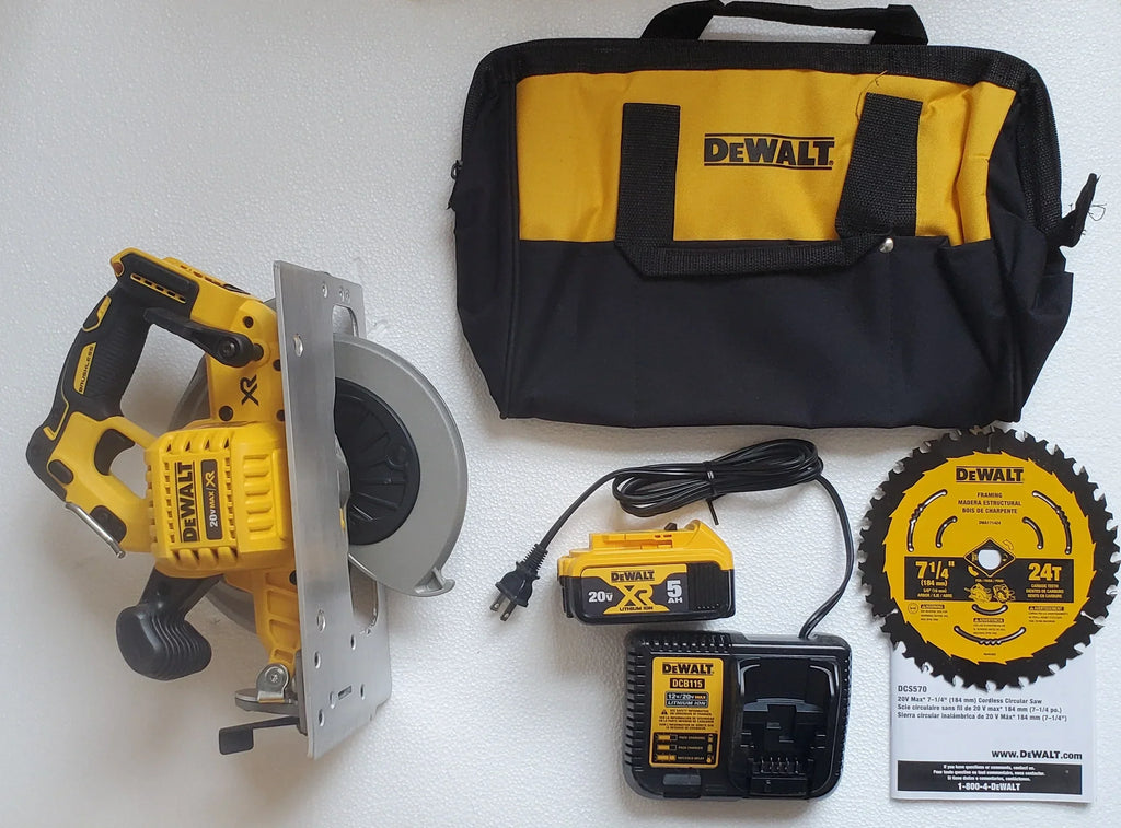 Nouveauté 2026 – Kit de scie circulaire sans fil DeWalt 20V Max 7-1/4