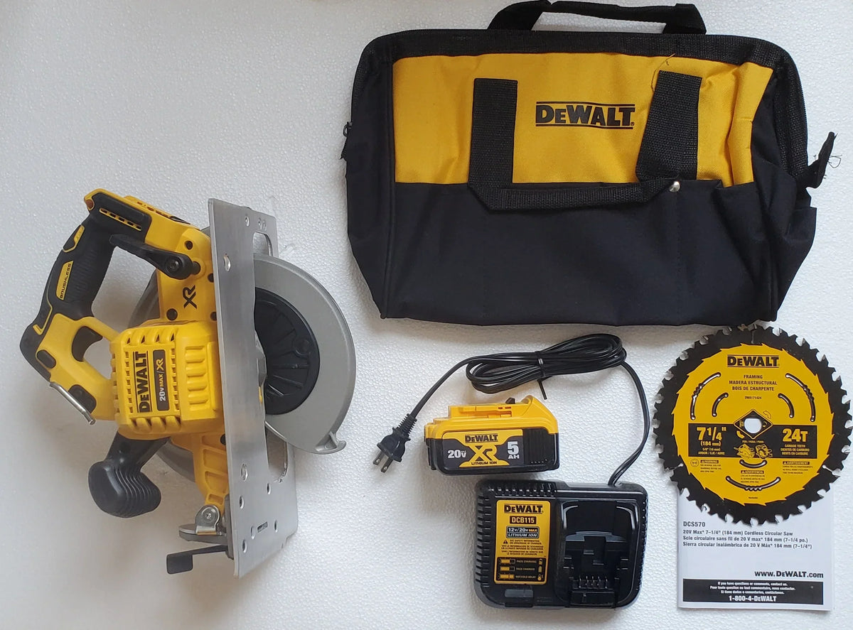 Nouveauté 2026 – Kit de scie circulaire sans fil DeWalt 20V Max 7-1/4