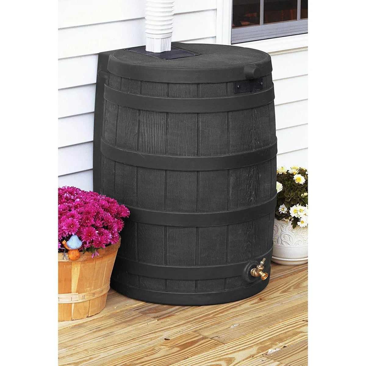 Nouveauté 2026 – Récupérateur d'eau de pluie Good Ideas Rain Wizard 50 gallons (190 litres