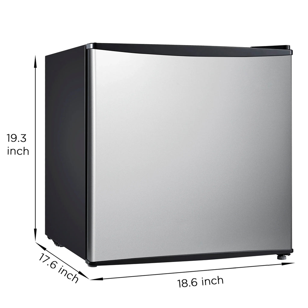 Nouveauté 2026 – Mini-réfrigérateur Mainstays 1,7 pi³ à une porte, aspect acier inoxydable