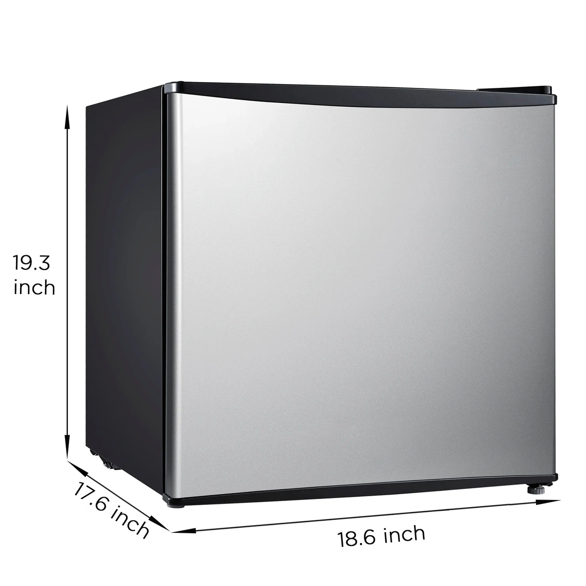 Nouveauté 2026 – Mini-réfrigérateur Mainstays 1,7 pi³ à une porte, aspect acier inoxydable