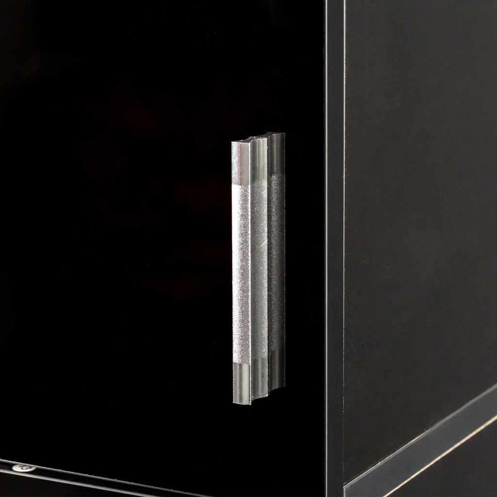 Nouveauté 2026 – Armoire de rangement haute Slim , meuble garde-manger avec portes et étagères, idéale pour les petits espaces (cuisine, salon, salle de bain