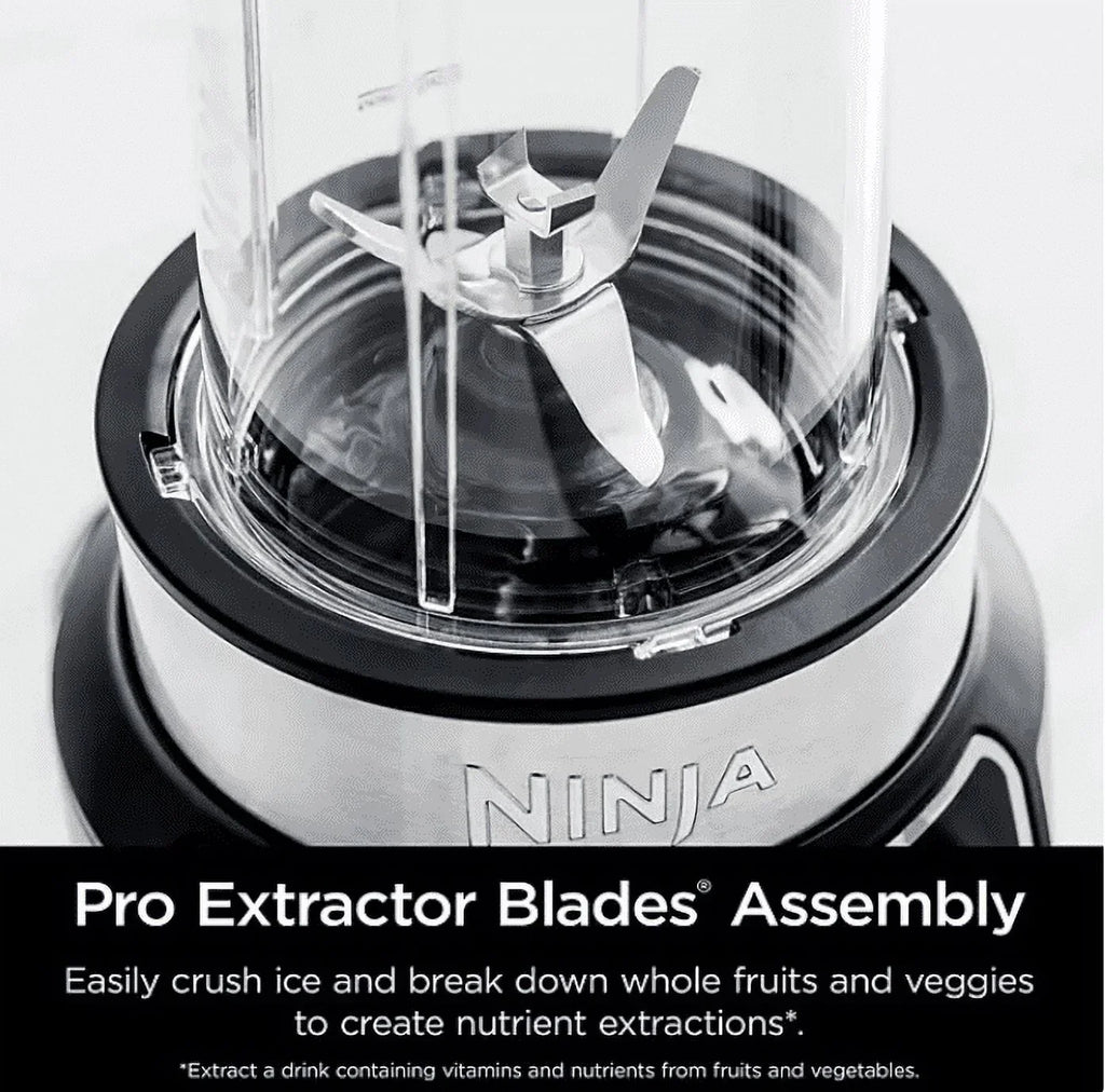 Nouveauté 2026 – Blender personnel Ninja Nutri-Blender Pro avec Auto-iQ, CL401A