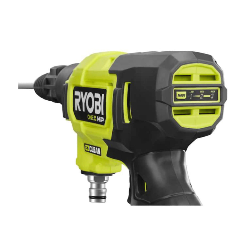 Nouveauté 2026 – Nettoyeur haute pression électrique sans fil Ryobi ONE+ HP 600 PSI à 0,7 GPM 18 V, eau froide, tuyau de siphon de 6 m