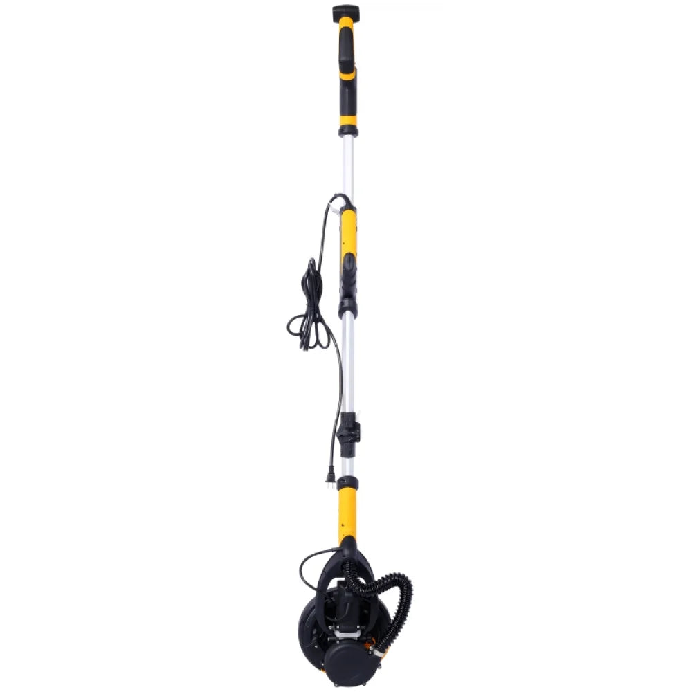 Nouveauté 2026 – Ponceuse à cloisons sèches Drywall , ponceuse électrique 780 W avec aspiration des poussières, moteur 6,5 A, ponceuse à sols sans poussière avec vitesse variable 900-1800 tr/min, lumière LED, poignée extensible et pliable
