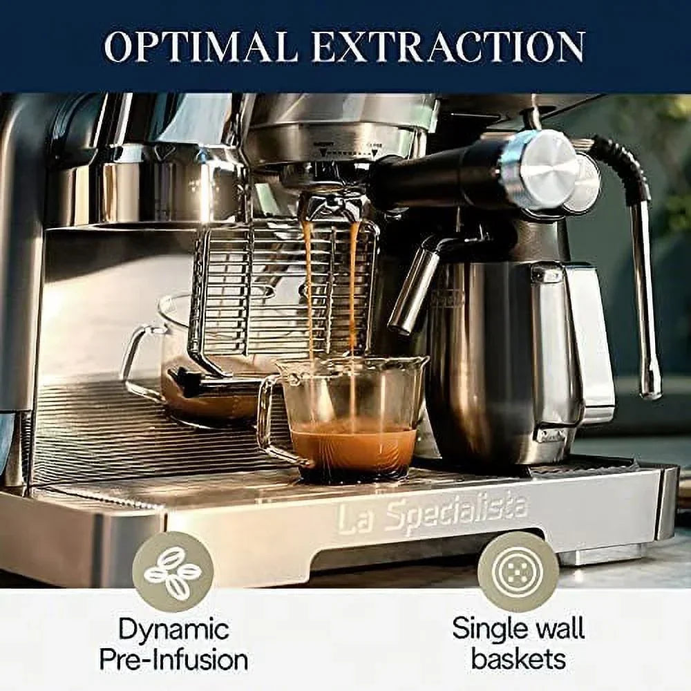 Nouveauté 2026 – De'Longhi EC9665M La Specialista Maestro Machine à expresso, acier inoxydable, argent, noir