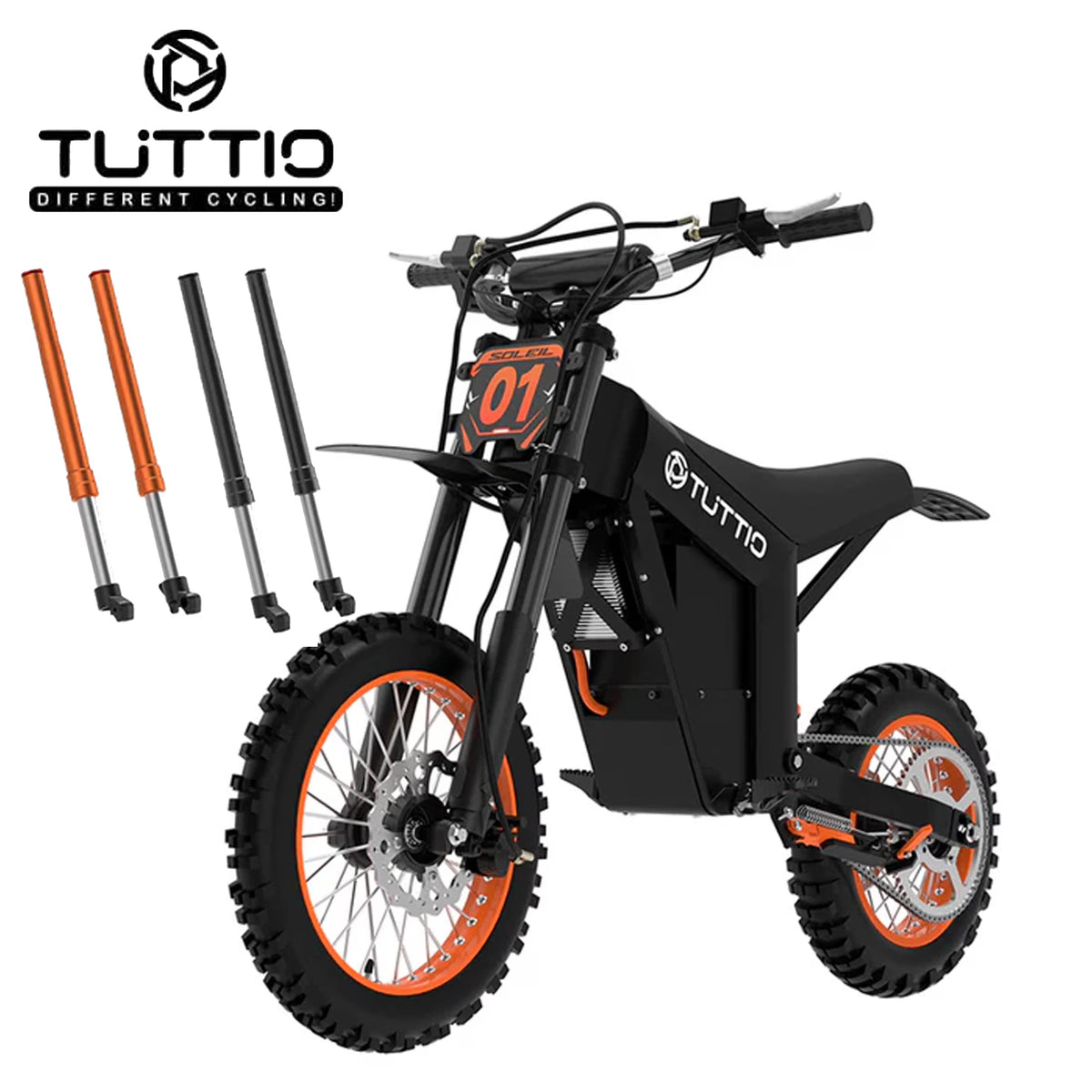 Nouveauté 2026 – Moto tout-terrain électrique TUTTIO Soleil01 pour adultes , moteur 48 V 21 Ah 200 N.m, 2000 W, vitesse maximale 60 km/h, autonomie maximale 72 km