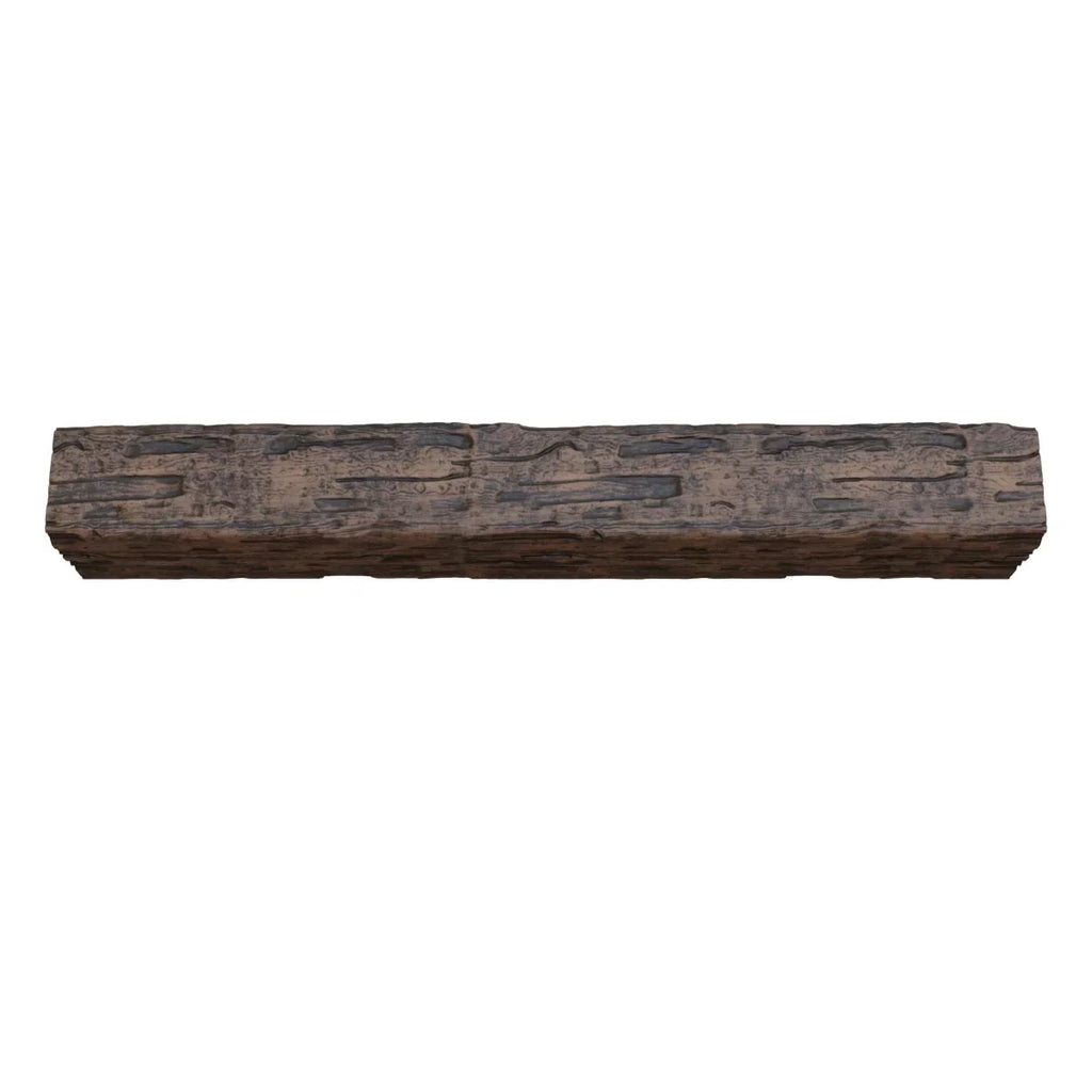 Nouveauté 2026 – Ekena Millwork 3 1/2 po L x 3 1/2 po H x 120 po P 3 côtés (poutre en U) Bois de récupération HeritageTimber Faux bois Poutre de plafond, Brun Kona