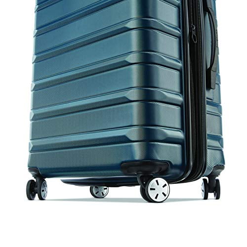 Nouveauté 2026 – Nouvelle valise rigide extensible Samsonite Omni 2 avec roulettes multidirectionnelles, couleur Nova Teal, ensemble de 3 pièces (20/24/28