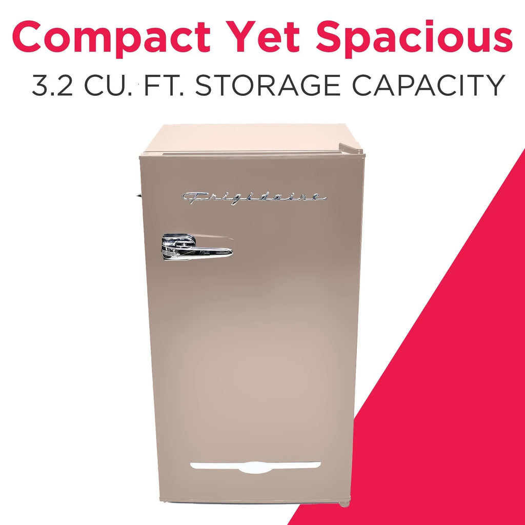 Nouveauté 2026 – Réfrigérateur de bar rétro Frigidaire EFR376-C-PINK 3,2 pi³ (rose), 65 watts, avec ouvre-bouteille latéral