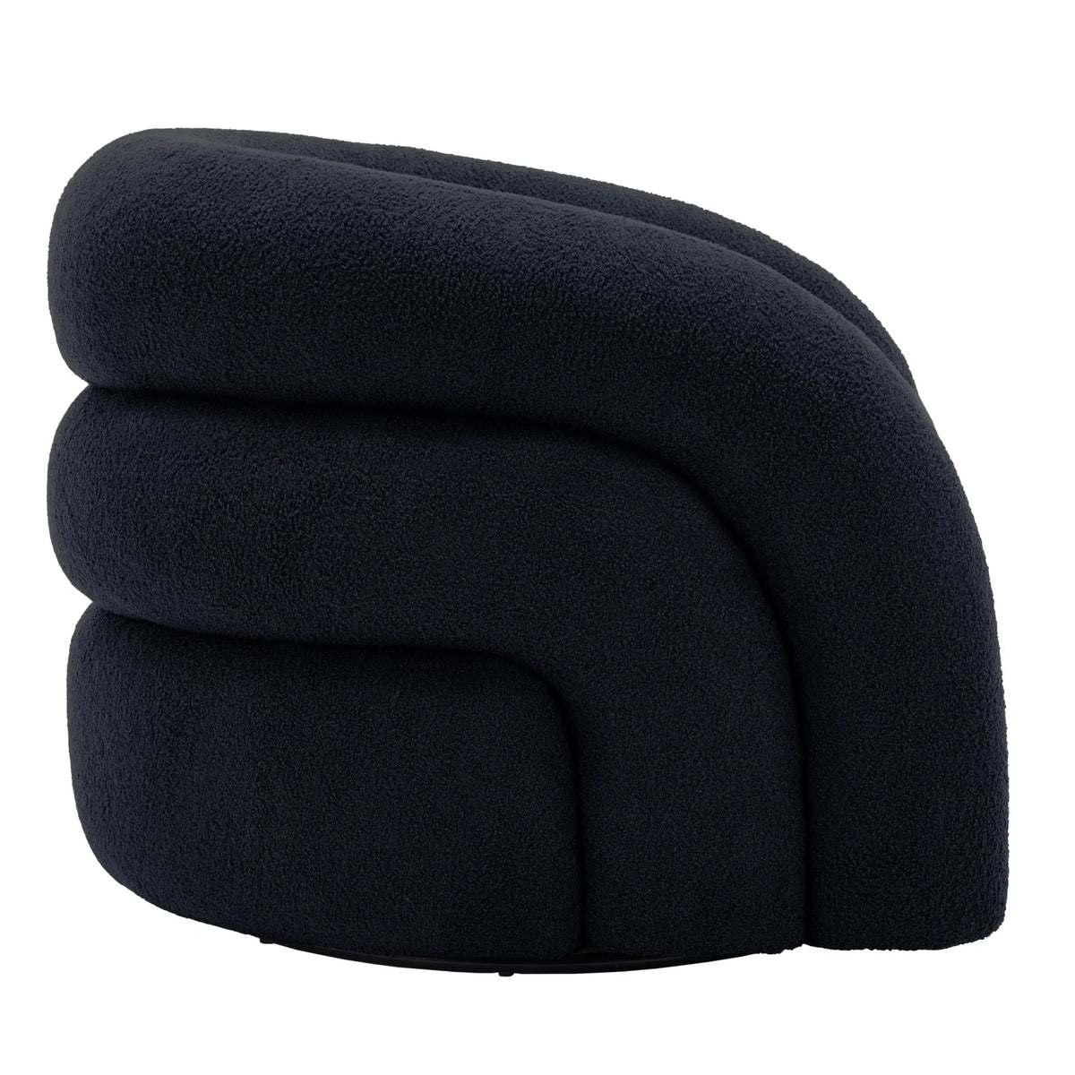 Nouveauté 2026 – Fauteuil pivotant 360" pour salon, fauteuil tonneau bouclé, canapé une place, fauteuil de lecture, vert sauge