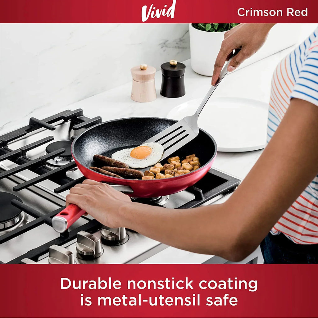 Nouveauté 2026 – Ensemble de 10 casseroles et poêles antiadhésives Ninja Foodi NeverStick Vivid, compatibles four