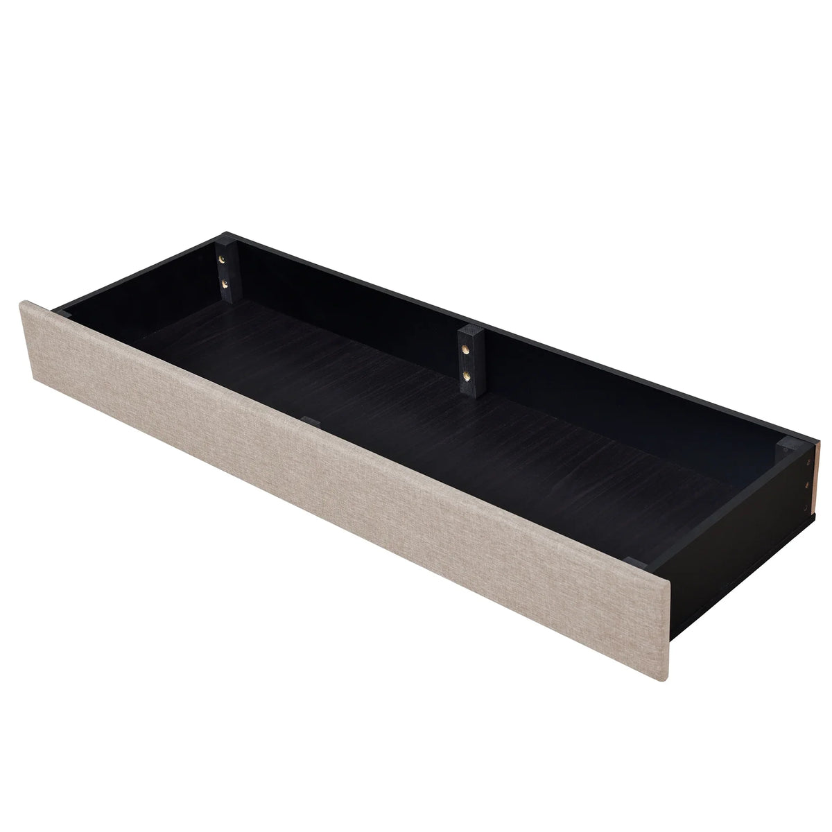 Nouveauté 2026 – Cadre de lit Queen Sesslife avec rangement, nouveau lit plateforme rembourré en lin amélioré avec 3 tiroirs, lit de rangement Queen avec tête de lit et lattes en bois, aucun sommier requis, supporte 227 kg, beige