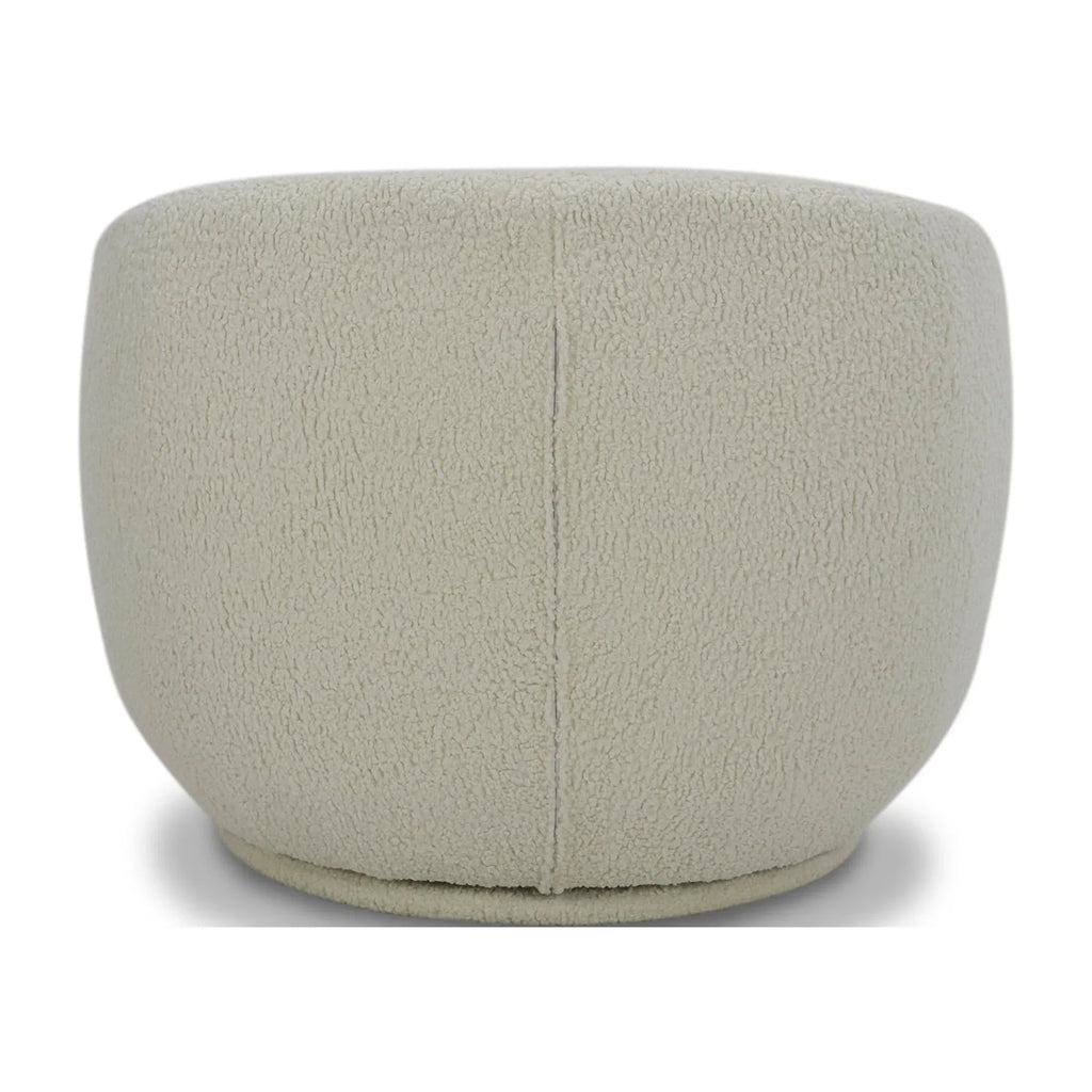 Nouveauté 2026 – Fauteuil pivotant Mira de Better Homes & Gardens , en peau de mouton retournée crème