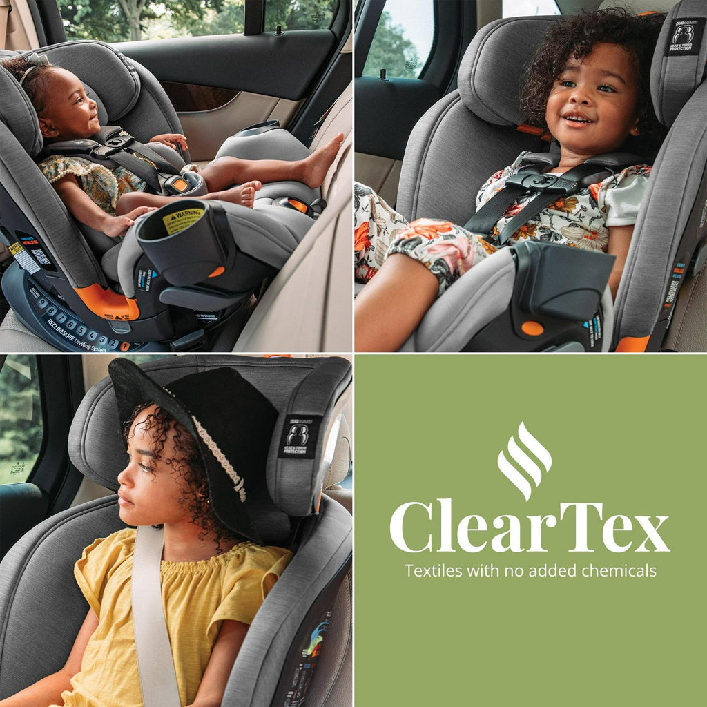 Nouveauté 2026 – Siège auto tout-en-un Chicco OneFit ClearTex - Gris ardoise. Neuf