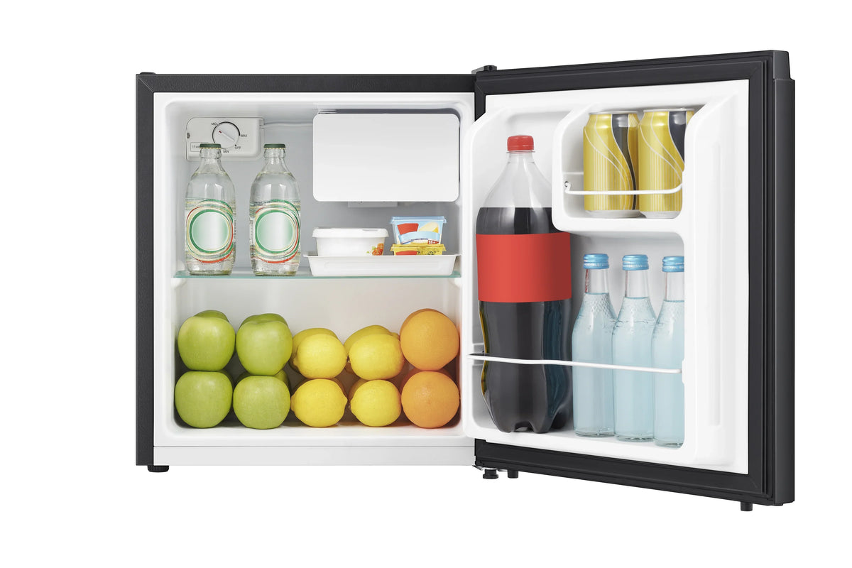 Nouveauté 2026 – Mini-réfrigérateur Hisense 1,6 pi³ à une porte, noir, Energy Star, garantie d'un an, WMS017M6XBE (neuf), année