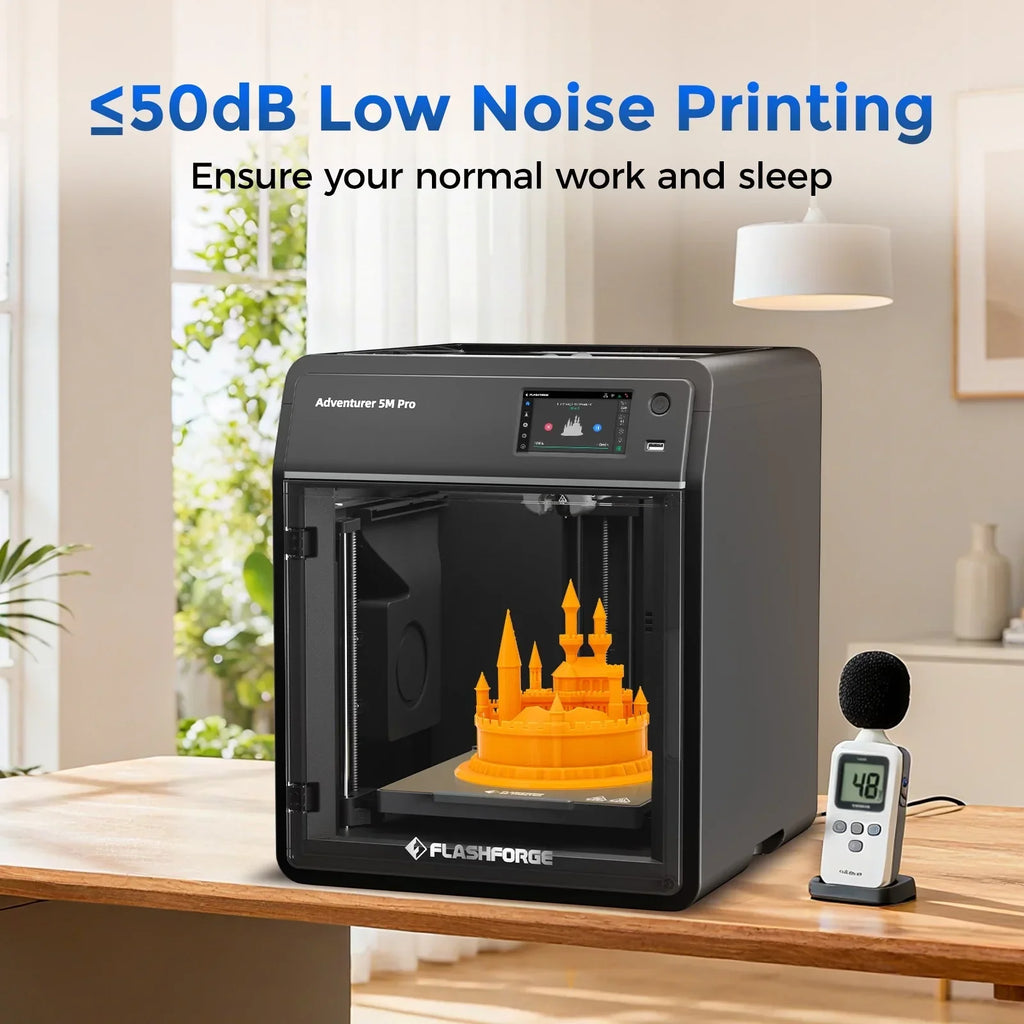 Nouveauté 2026 – Imprimante 3D Flashforge Adventurer 5M , nivellement automatique et impression haute vitesse (600 mm/s), noire